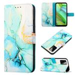 For Motorola Moto G Power 2023 PT003 Marble Pattern Flip Leather Phone Case(LS003)