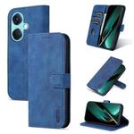 For OPPO K11 5G / OnePlus Nord CE3 AZNS Skin Feel Calf Texture Flip Leather Phone Case(Blue)