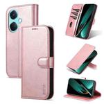 For OPPO K11 5G / OnePlus Nord CE3 AZNS Skin Feel Calf Texture Flip Leather Phone Case(Rose Gold)
