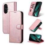 For OPPO K11x AZNS Skin Feel Calf Texture Flip Leather Phone Case(Rose Gold)