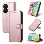 For Huawei Maimang 20 / Enjoy 60 Pro / nova 11i AZNS Skin Feel Calf Texture Flip Leather Phone Case(Rose Gold)