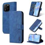 For Huawei Maimang A20 AZNS Skin Feel Calf Texture Flip Leather Phone Case(Blue)