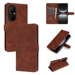 For Huawei Enjoy 80 AZNS Skin Feel Calf Texture Flip Leather Phone Case(Brown)