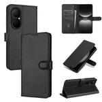 For Huawei Enjoy 80 AZNS Skin Feel Calf Texture Flip Leather Phone Case(Black)