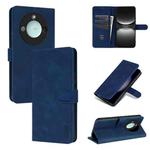 For Honor X60 AZNS Skin Feel Calf Texture Flip Leather Phone Case(Blue)