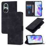 For Huawei Nova 9 Pro Skin Feel Embossed Leather Phone Case(Black)