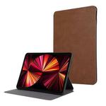 For iPad Pro 11 2022 / Air 10.9 2022 Simple Crazy Horse Leather Tablet Case(Bown)