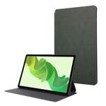 For Realme Pad 2 Simple Crazy Horse Leather Tablet Case(Green)