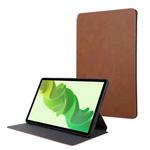 For Lenovo Xiaoxin Pad Pro 12.7 Simple Crazy Horse Leather Tablet Case(Bown)