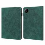 For Xiaomi Redmi Pad SE 8.7 Peacock Embossed Pattern Leather Tablet Case(Green)