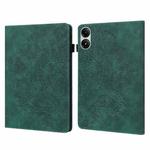 For Xiaomi Redmi Pad Pro 12.1 Peacock Embossed Pattern Leather Tablet Case(Green)