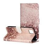 For Huawei Y5p Colored Drawing Marble Pattern Horizontal Flip PU Leather Case with Holder & Card Slots & Wallet(Rose Gold)