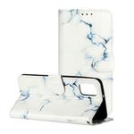 For Samsung Galaxy A31 Colored Drawing Marble Pattern Horizontal Flip PU Leather Case with Holder & Card Slots & Wallet(White Marble)
