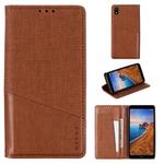 For Xiaomi Redmi 7A MUXMA MX109 Horizontal Flip Leather Case with Holder & Card Slot & Wallet(Brown)