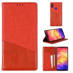 For Xiaomi Redmi Note 7 MUXMA MX109 Horizontal Flip Leather Case with Holder & Card Slot & Wallet(Red)