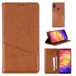 For Xiaomi Redmi Note 7 MUXMA MX109 Horizontal Flip Leather Case with Holder & Card Slot & Wallet(Brown)