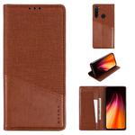 For Xiaomi Redmi Note 8T MUXMA MX109 Horizontal Flip Leather Case with Holder & Card Slot & Wallet(Brown)