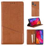 For Xiaomi Mi 8 MUXMA MX109 Horizontal Flip Leather Case with Holder & Card Slot & Wallet(Brown)