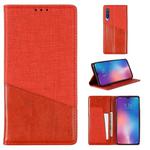 For Xiaomi Mi 9 MUXMA MX109 Horizontal Flip Leather Case with Holder & Card Slot & Wallet(Red)