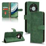 For Huawei Mate 60 Pro 5G Skin Feel Magnetic Flip Leather Phone Case(Green)