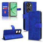 For Huawei nova 11 SE Skin Feel Magnetic Flip Leather Phone Case(Blue)