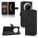 For Huawei Mate 70 Skin Feel Magnetic Flip Leather Phone Case(Black)