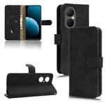 For Huawei Enjoy 80 Skin Feel Magnetic Flip Leather Phone Case(Black)