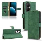 For Huawei Enjoy 80 Skin Feel Magnetic Flip Leather Phone Case(Green)