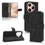 For Huawei Pura 80 5G Skin Feel Magnetic Flip Leather Phone Case(Black)