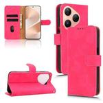 For Huawei Pura 80 5G Skin Feel Magnetic Flip Leather Phone Case(Rose Red)
