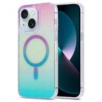 For iPhone 13 Magic Diamond Blu-ray MagSafe Phone Case(Purple Blue Gradient)