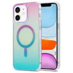 For iPhone 11 Magic Diamond Blu-ray MagSafe Phone Case(Purple Blue Gradient)