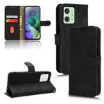 For Motorola Moto G54 5G Skin Feel Magnetic Flip Leather Phone Case(Black)