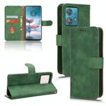For Motorola Edge 40 Neo Skin Feel Magnetic Flip Leather Phone Case(Green)