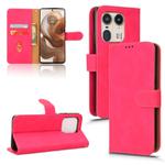 For Motorola Edge 50 Ultra Skin Feel Magnetic Flip Leather Phone Case(Rose Red)