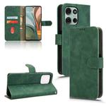 For Motorola Moto G75 5G Skin Feel Magnetic Flip Leather Phone Case(Green)