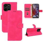 For Motorola Edge 60 Fusion Skin Feel Magnetic Flip Leather Phone Case(Rose Red)