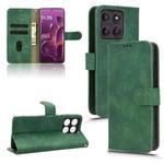 For Motorola Edge 60 Pro Skin Feel Magnetic Flip Leather Phone Case(Green)