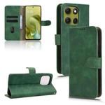 For Motorola Moto G86 Power 5G Skin Feel Magnetic Flip Leather Phone Case(Green)