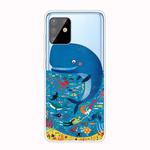For Samsung Galaxy A81 / Note 10 Lite Shockproof Painted TPU Protective Case(Whale Seabed)