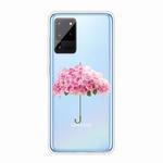 For Samsung Galaxy Note 20 Shockproof Painted TPU Protective Case(Flower Umbrella)