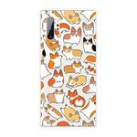 For Samsung Galaxy Note 10+ Shockproof Painted TPU Protective Case(Corgis)