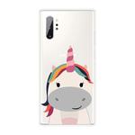 For Samsung Galaxy Note 10+ Shockproof Painted TPU Protective Case(Fat Unicorn)