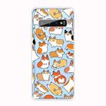 For Samsung Galaxy S10 5G Shockproof Painted TPU Protective Case(Corgis)