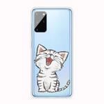 For Samsung Galaxy S20 Shockproof Painted TPU Protective Case(Laughing Cat)