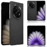 For OPPO Find N5 PU Leather PC Phone Case(Black)