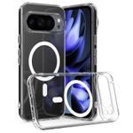 For Google Pixel 10 Pro XL MagSafe Clear Acrylic PC Hybrid TPU Phone Case(Transparent)
