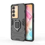 For vivo Y200e / Y100 IDN Shockproof PC + TPU Holder Phone Case(Black)