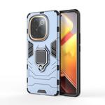 For vivo iQOO Z9s Pro Shockproof PC + TPU Holder Phone Case(Navy Blue)