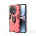 For vivo iQOO 13 5G Shockproof PC + TPU Holder Phone Case(Red)